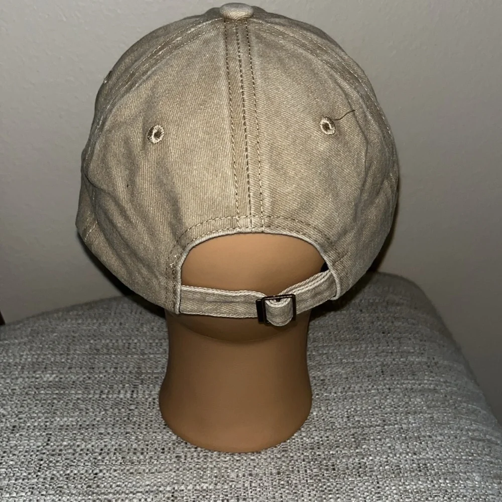 In My Defense I Was Left Unsupervised Khaki Baseball Cap - Picture 3 of 5